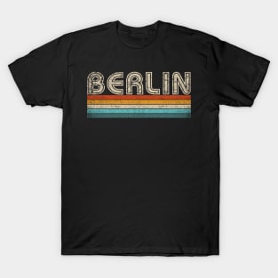 Berlin German Capital City Souvernir Vintage Retro Berlin T-Shirt